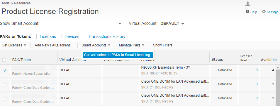 SmartLicensingConvert